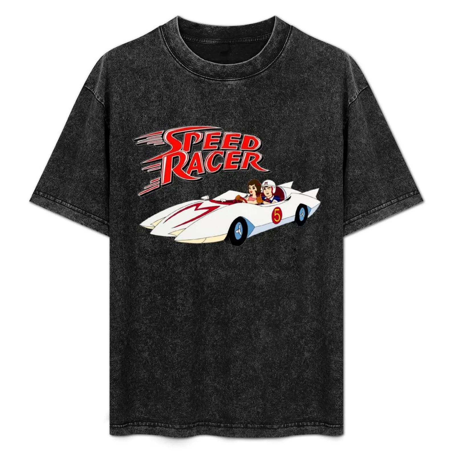 

Speed Racer vintage TV cartoon T-Shirt Modern Style Print T-Shirt