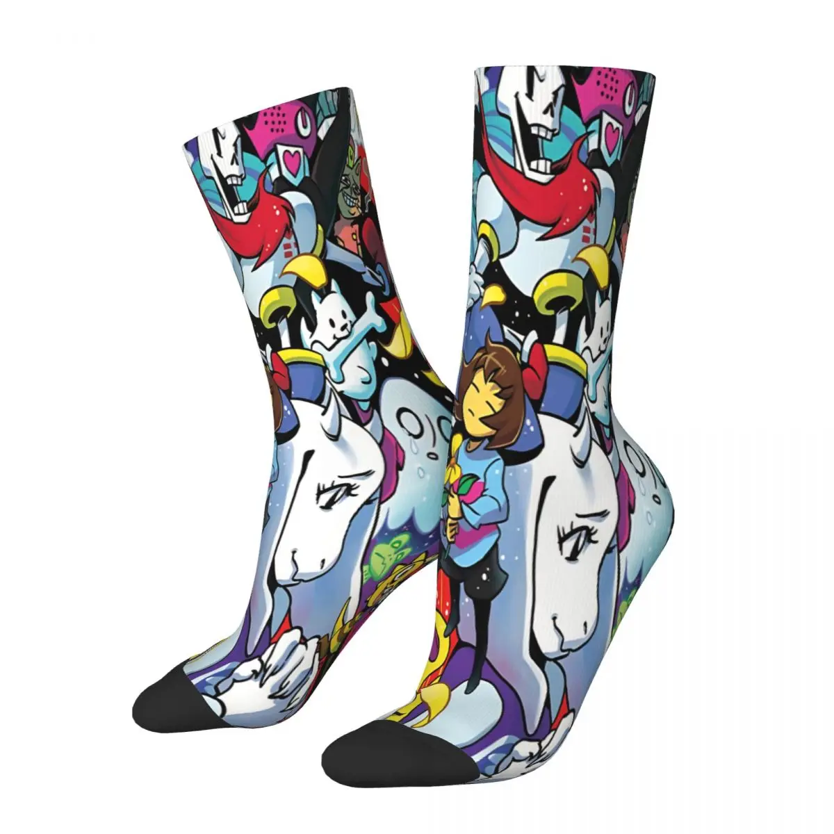 Protagonist Poster Undertale Napstablook Socks Male Mens Women Autumn Stockings Printed