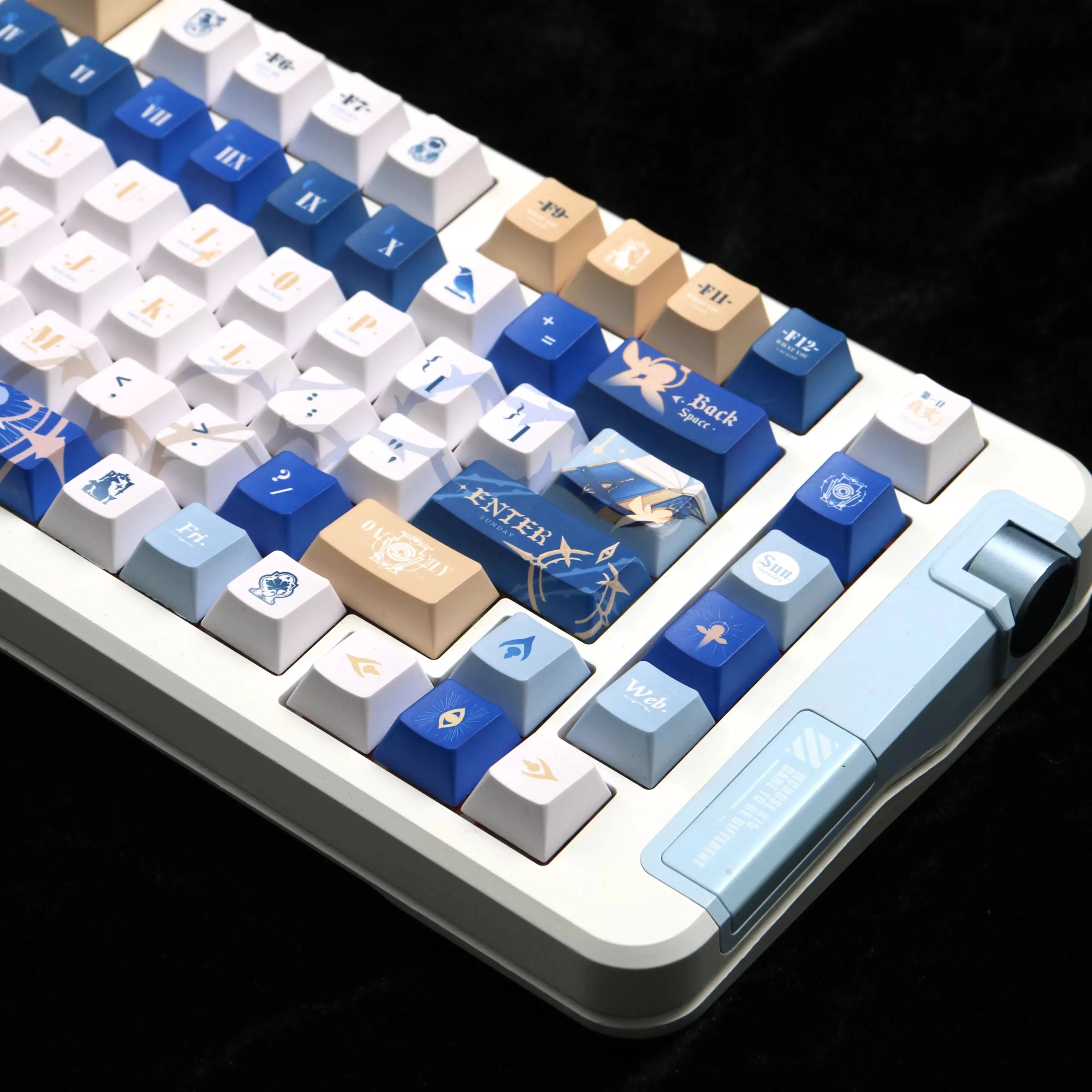 MiFuny Sunday Keycap Anime 120 tasti Set Copritasti PBT Copritasti personalizzati con profilo Cherry per accessori per tastiera meccanica PC Gfts