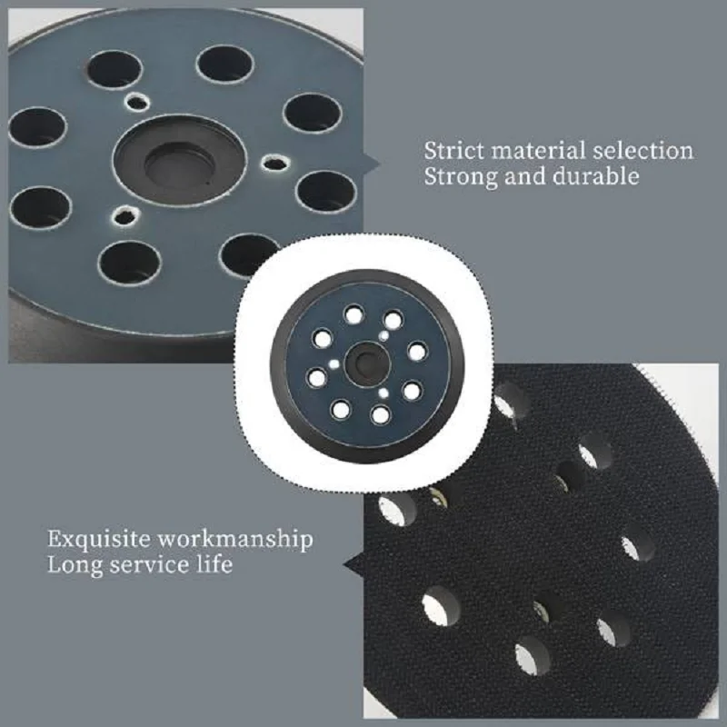 5 inch for Makita Random Orbit Sander 8 Hole Backing Disc Sanding Pads Hook Loop Electric Grinder Power Tool 125mm