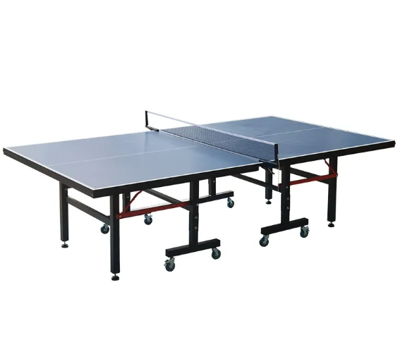 

Indoor 25MM Collapsible Standard Size Professional Foldable Table Tennis Table With Wheels