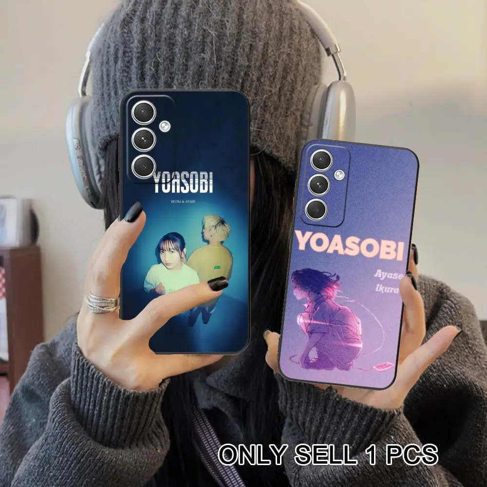 Band YOASOBI Phone Case for Samsung Galaxy S26 S25 S24 S23 S22 S21 S20 Note20 Plus FE Ultra Soft TPU Shockproof Cover