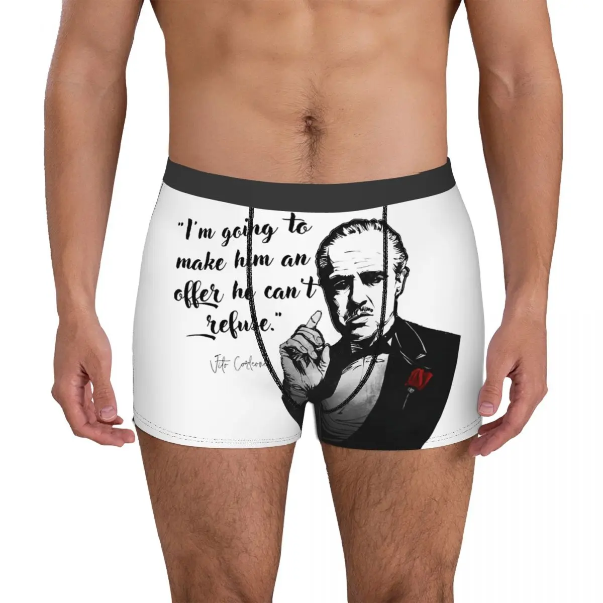 Men's Boxer Briefs Humorous The Godfather Vito Corleone 21 Exotic Underclothing Novelty Funny Novelty Summer Wearable