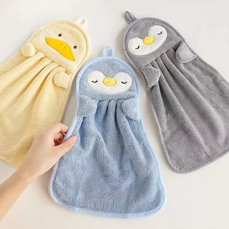 【Peace】Super Absorbent Duck Hand Towel Household Microfiber Kitchen Towel High-efficiency Tableware Cleaning Towel Kitchen Tools