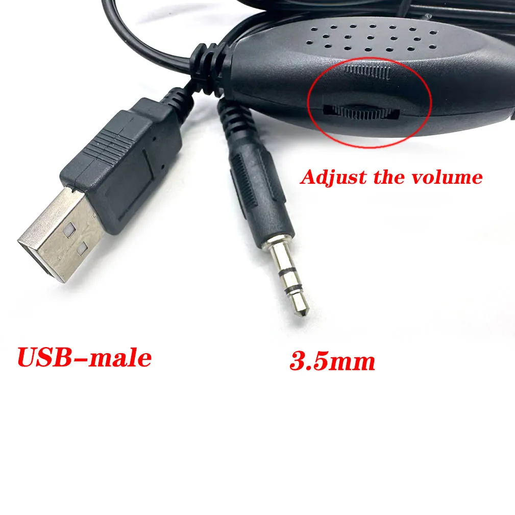 Paste Mini Computer Speaker Connector USB Wired Speakers Universal Stereo Sound Surround Loudspeaker For Computer Laptop Noteboo