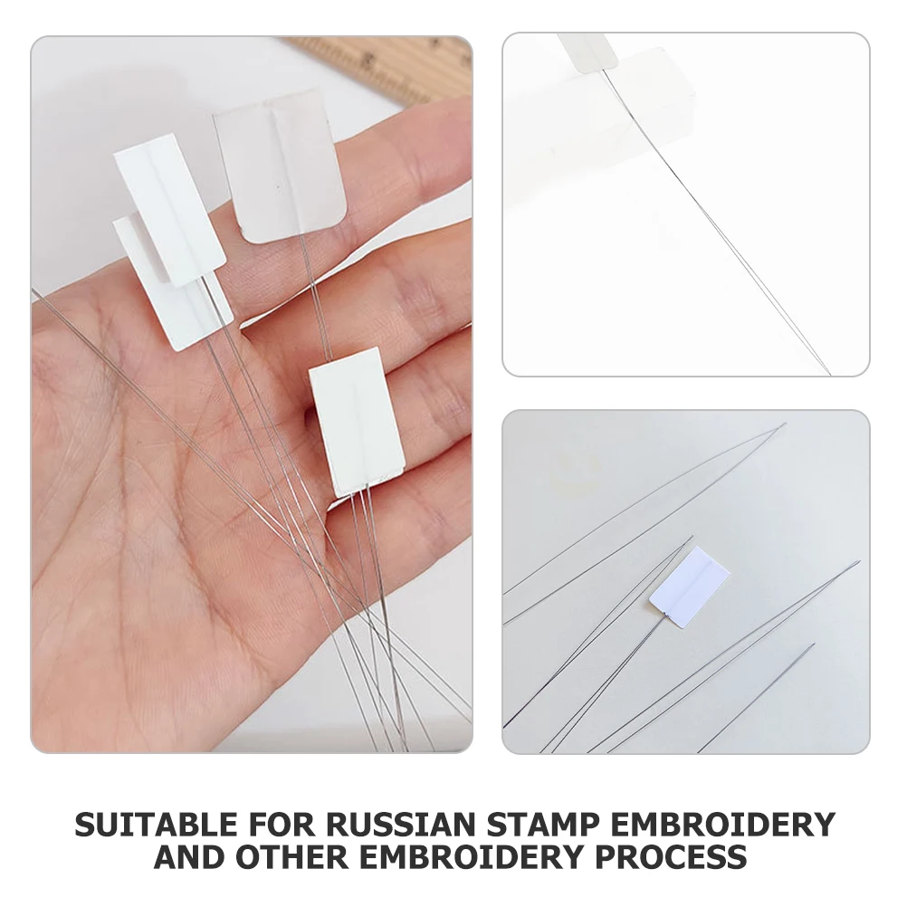 10 Pcs Needle Threaders for Punch Embroidery Tool Tools Hand Sewing Guide Machines Needles Craft