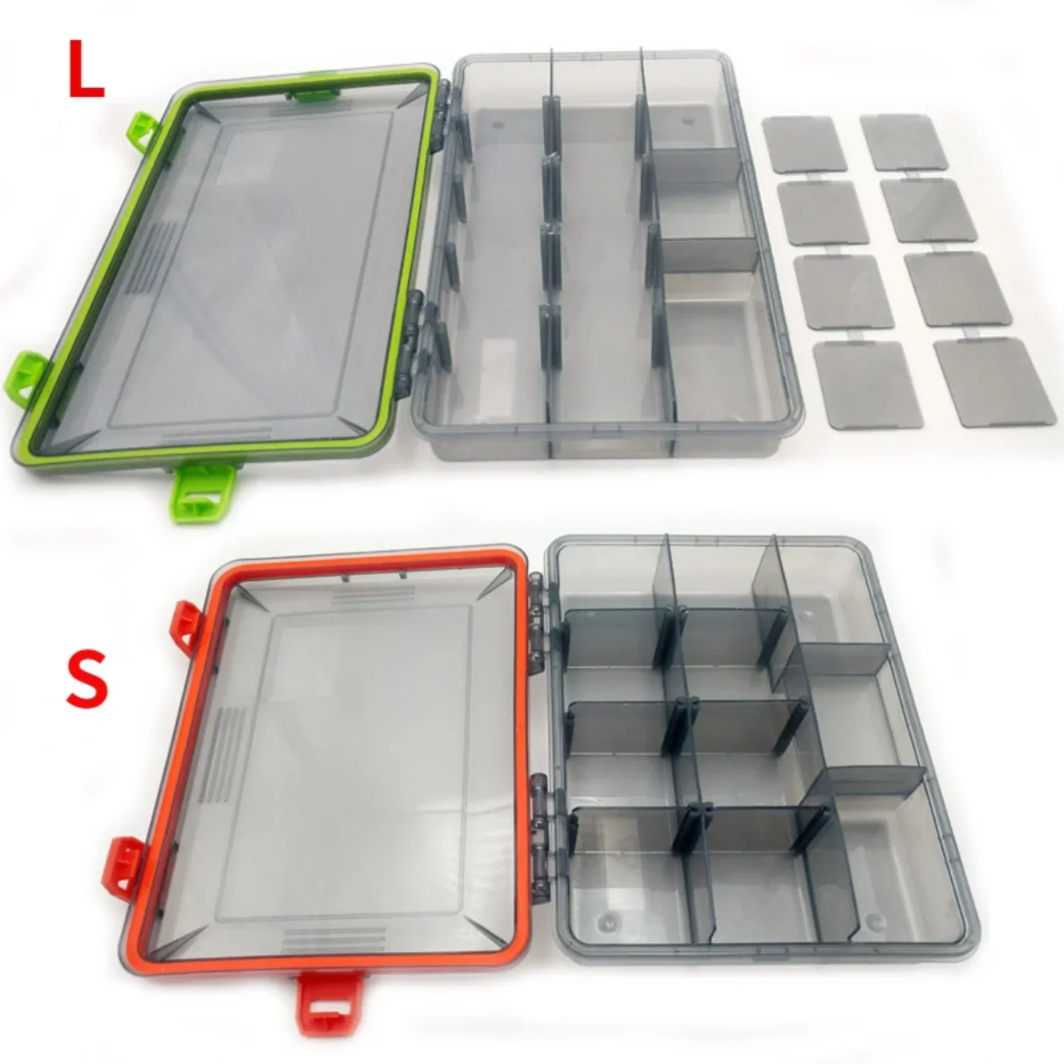 Große Kapazität Angelgerät Box Köder Werkzeug Box Angelausrüstung Zubehör Box mit Einsätzen Box Fisch Haken Köder