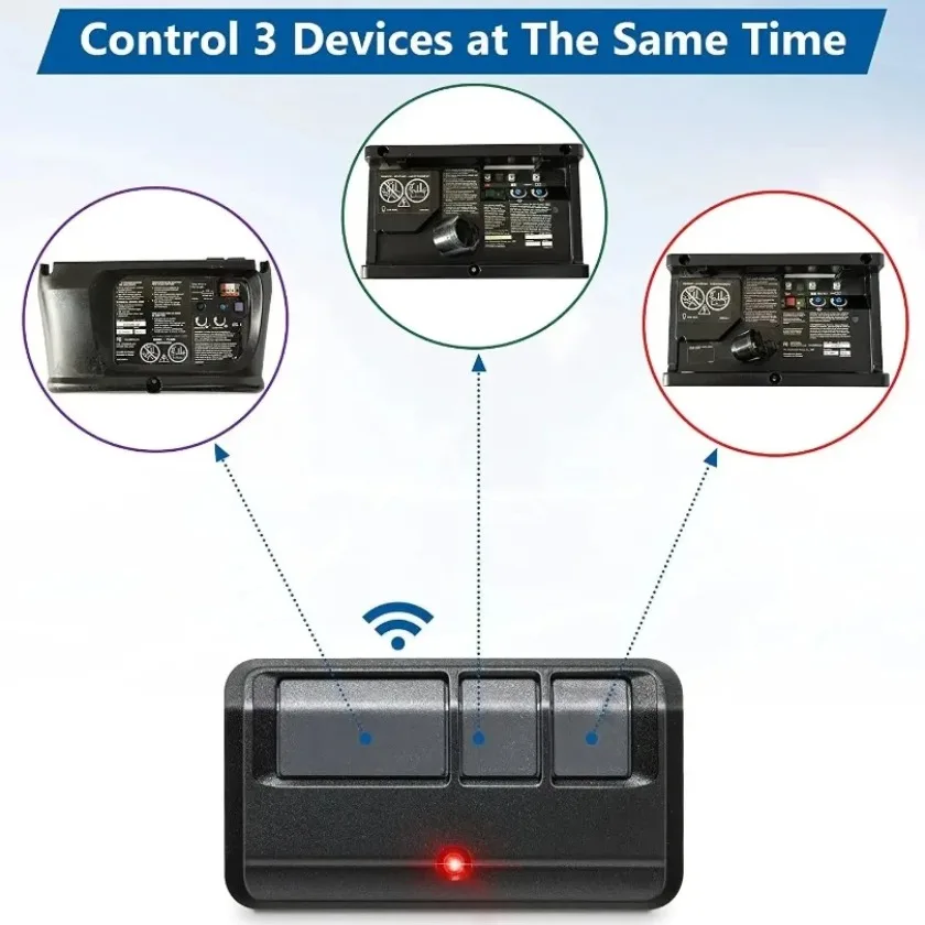 

Universal Gate Remote Control 893Max for 893LM 891LM 371LM 971LM 81LM Garage Door Opener Transmitter