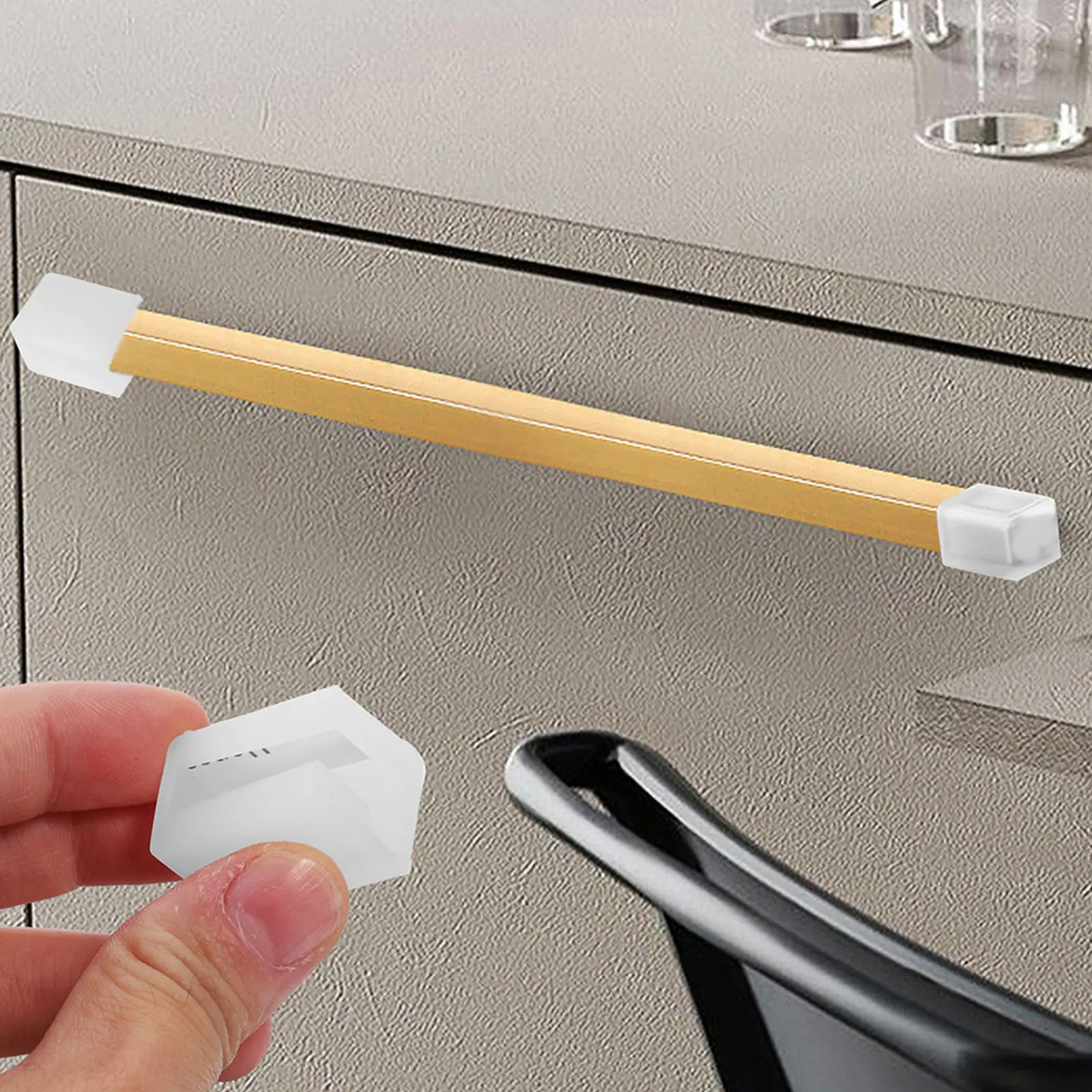 

4Pcs Child Safety Corner Protectors Transparent Silicone Anti-Collision Table Edge Guards Baby Proof Furniture Corner Bumpers