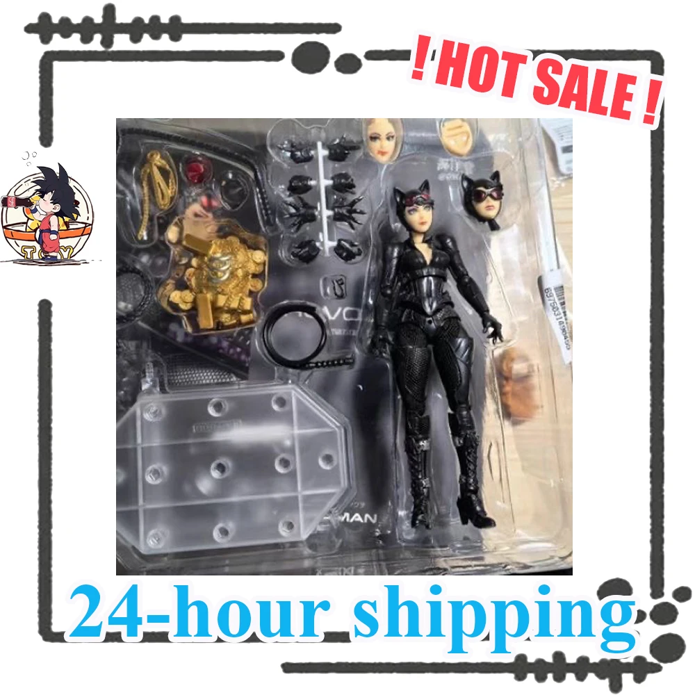 

In Stock DC Anime Figure Kaiyodo Revoltech Yamaguchi Catwoman Figuras Ko Model Sexy Girl Action Figure Collection Gifts Toys