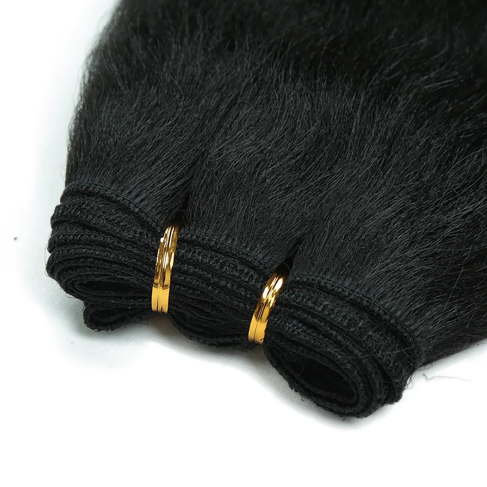 Alibaby 18 العظام الاصطناعية وصلات شعر مستقيمة أومبير حزم شعر أشقر الشعر الطويل 24 بوصة مستقيم الشعر كامل حتى النهاية #3