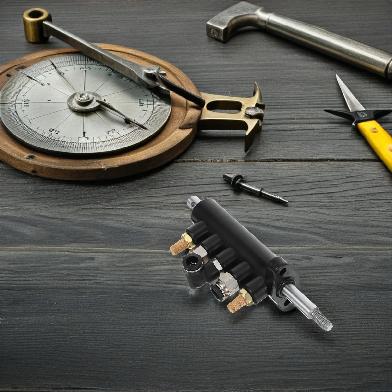 

Pneumatic Valve for Tire Changer Foot Operated Air Control Alloy Pedal 5-Way Valve Durable Tool for Tire Machine Supply