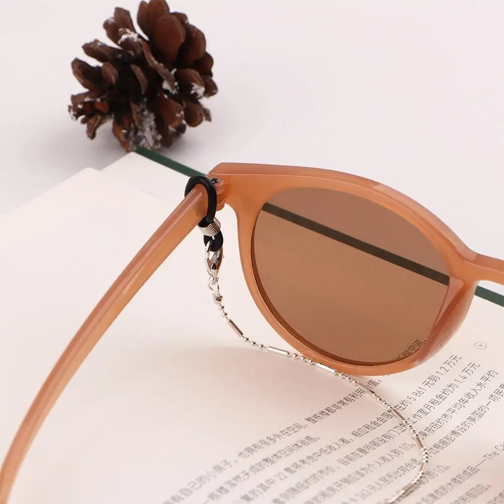 Trendy Retro Male Female Alloy Neck Straps Sunglasses Lanyards Mask Cord Holders Eyeglass Chain Bead Mask Chains