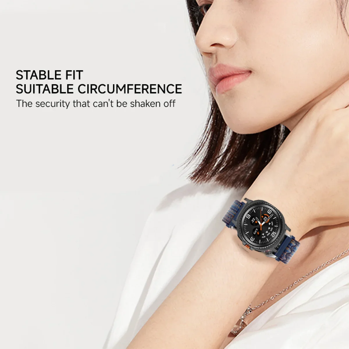 Tali Olahraga Nilon untuk Jam Tangan Samsung Galaxy 8 8 Aksesori Klasik Gelang Jam Tangan Galaxy Korea Elastis Gelang Tenun Ultra 2