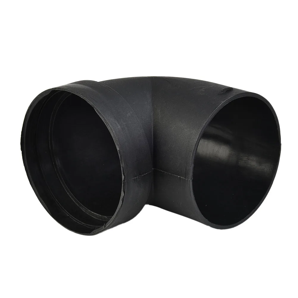 

Черная пластиковая труба воздуховода 75 мм 90 ° Угловой разъем для обогревателя Webasto, прицепа для автофургона, запасные части для кемпера, простые в установке