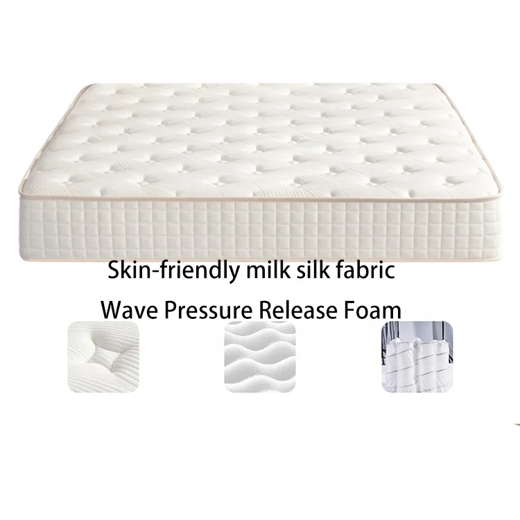 #Five-star Compressed Coil Pack Mattress Independent Pocket Spring Hypo-allergenic Mattress 9 Generations with the Same Model