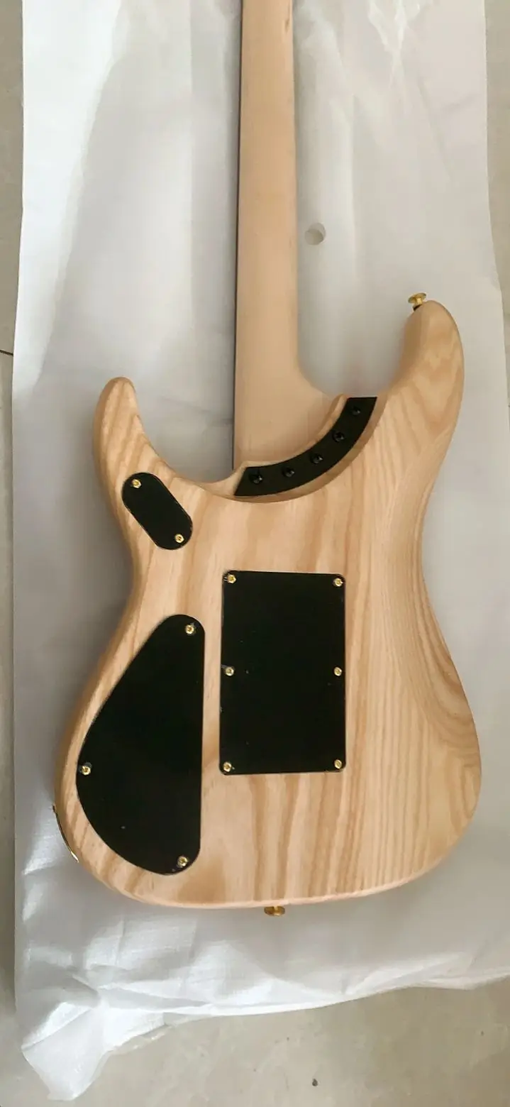 In Stock New N4 Model Electric Guitar Gold Hardware Top Quality In Natural Wooden 221127