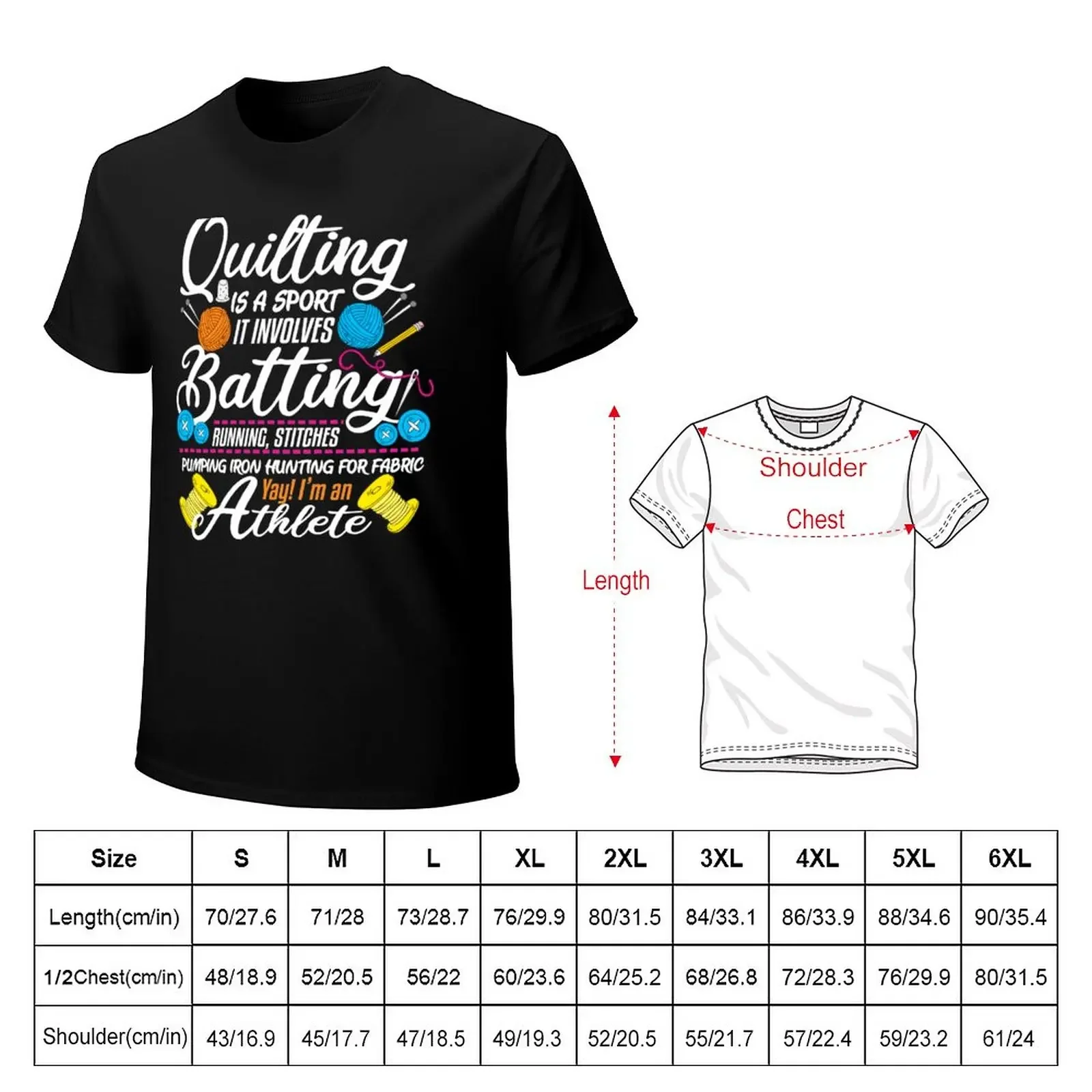 Funny Quilting Sewing Gift Quilter and Sewer Yarn T-Shirt cute tops summer top mens graphic t-shirts funny