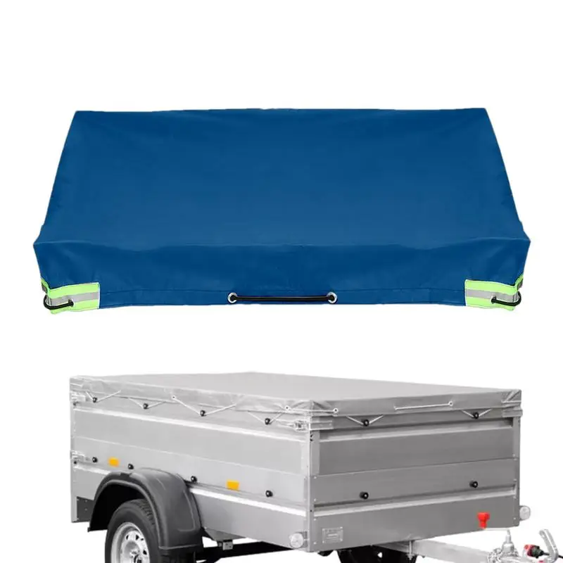 Tarpaulin Cover RV Camping Tarpaulin UV Protection Frost-Resistant Travel Trailer Camping Cover For Other Vehicle Car Trailer