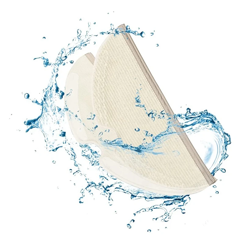 وسادات قماش ممسحة من المايكروفايبر لـ Xiaomi Roborock ، قطع غيار المكنسة الكهربائية ، S5 MAX ، S5 ، S50 ، S51 ، S55 ، S6 ، S6 ، نقية ، 8 عبوات