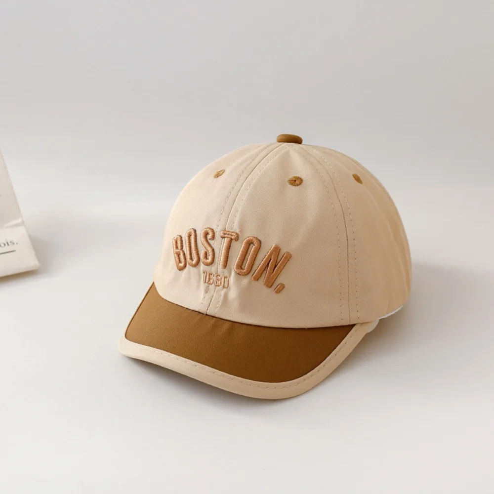 

Новая модная бейсболка высокого качества с вышивкой букв, повседневная дышащая солнцезащитная кепка, защита от солнца, шляпа с утиным языком, детская