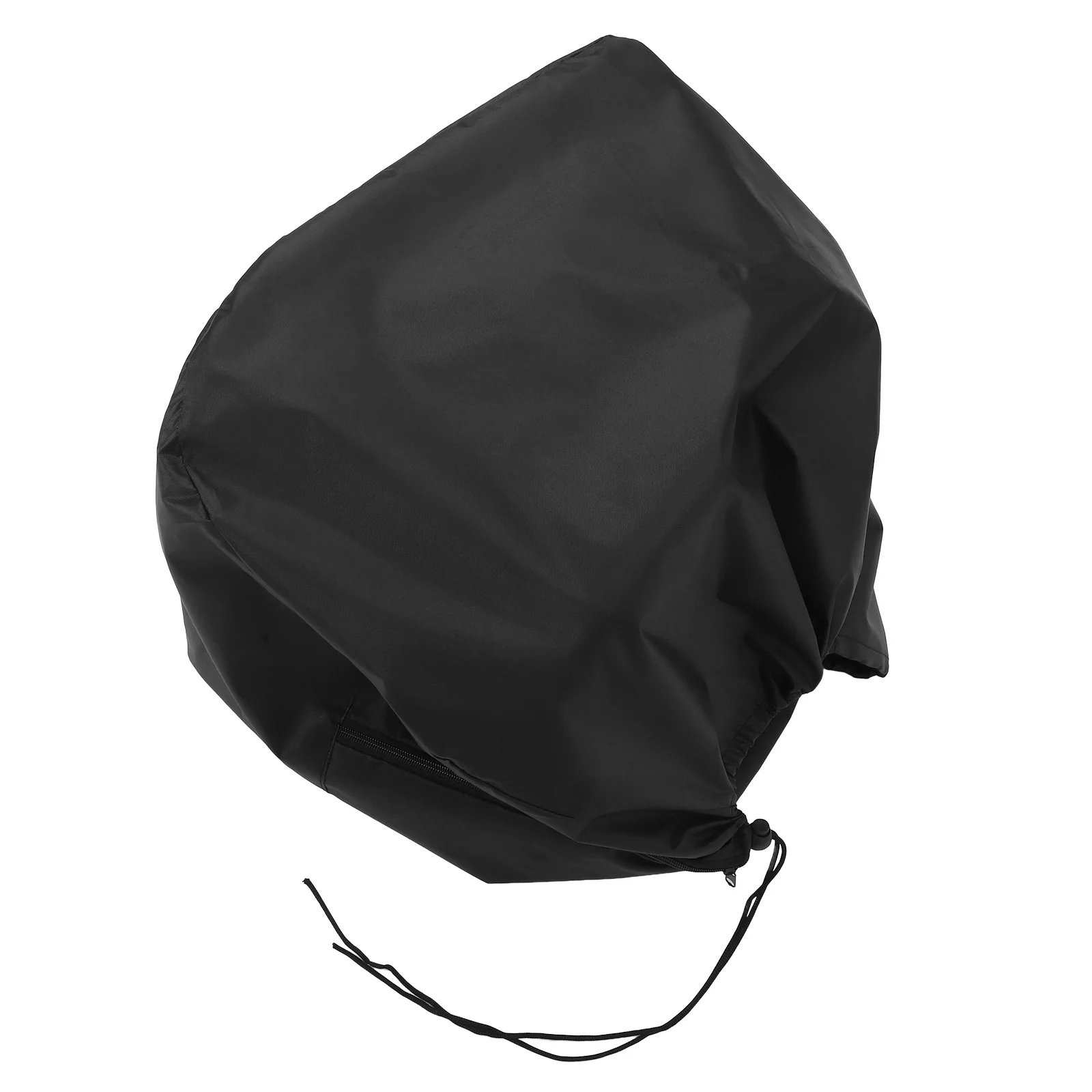 حقيبة تخزين خرطوم الحديقة SUPVOX غطاء بكرة مقاوم للماء برباط من البوليستر قابل للسحب باللون الأسود #5