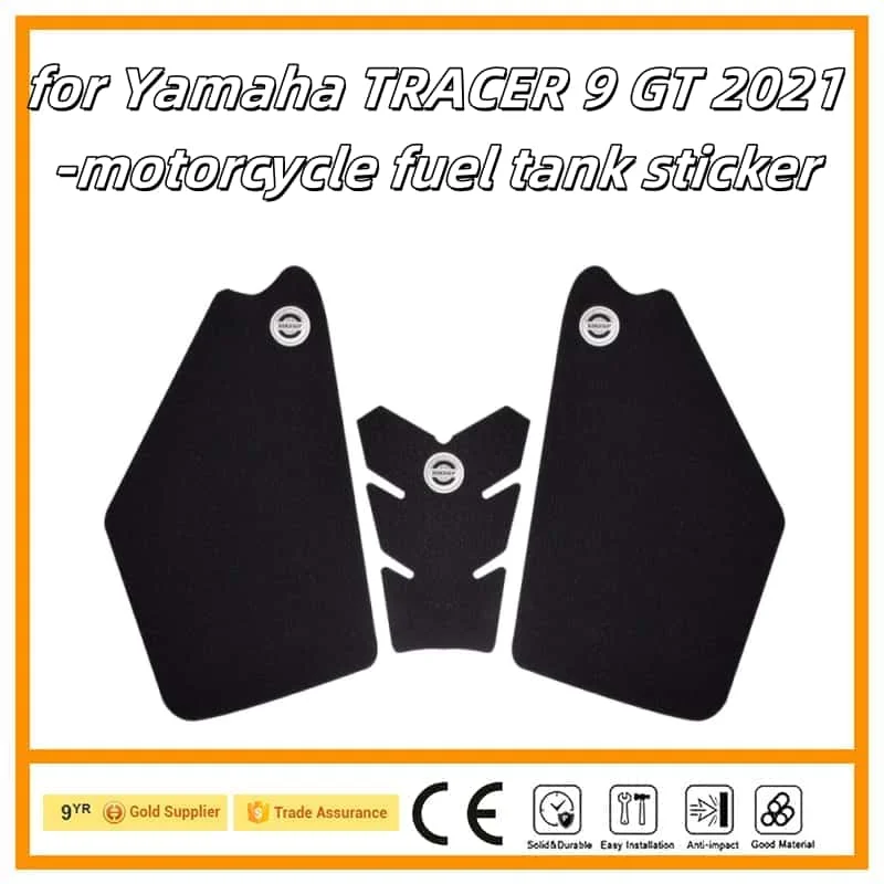 

Наклейка на мотоцикл, нескользящий бак, тяговая боковая накладка, защитная наклейка для Yamaha TRACER 9 GT 2021-новый