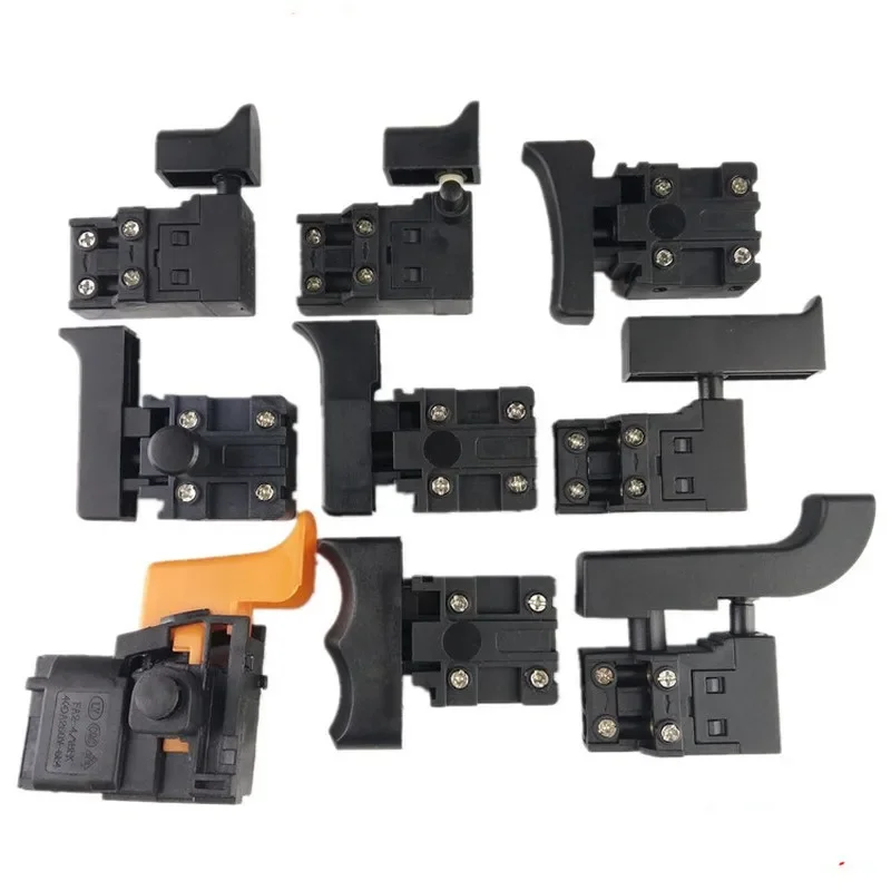 Miniature Power Tool Switch Speed Control Trigger Button for Angle Grinder Electric Hammer Impact Drill Equipment Accessories