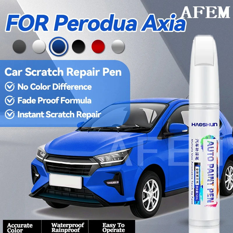 Specialized Automobiles Car Paint Repair Pen For 2014-2025 PERODUA AXIA Paint Scratch Repair Accessories Blue B89 Black 209 Silv