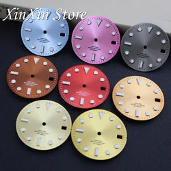 28.5mm Sunburst Watch Dial High Quality Luminous SUB NH35 Case Dial Watch Faces For NH35 NH36 4R 7S Movement