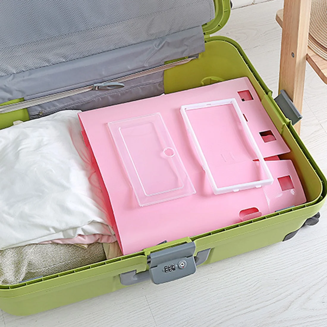 

A19F-6-Piece Candy Color Shoe Box, Transparent Plastic Shoe Storage Box, Shoe Cabinet Storage Drawer Rectangle