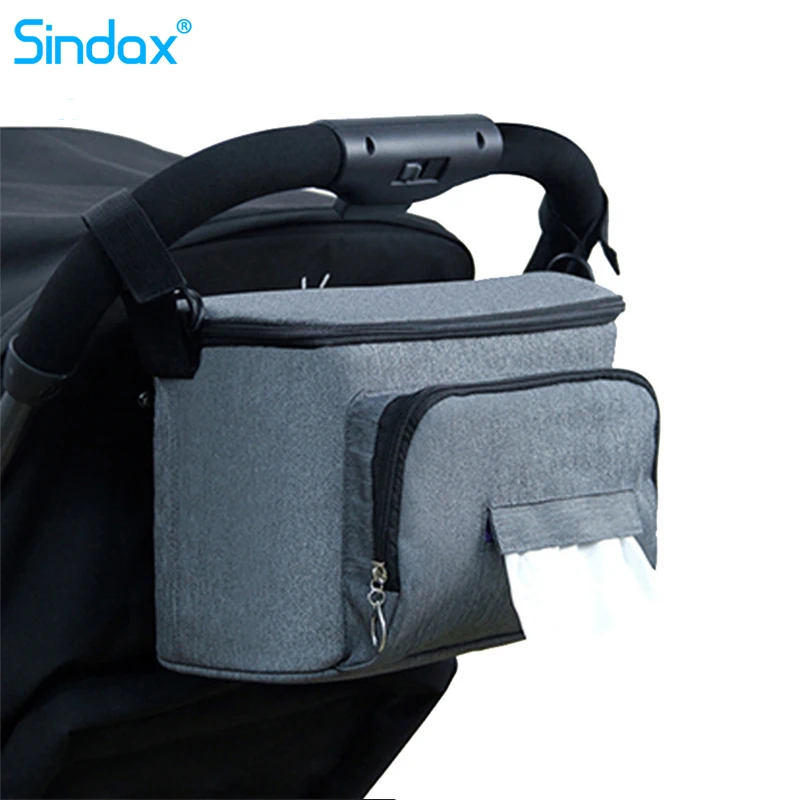 Baby Stroller Organizer Diaper Bag Mummy Bag Large Capacity Mommy Travel Hanging Carriage Pram Stroller Storage Accessories