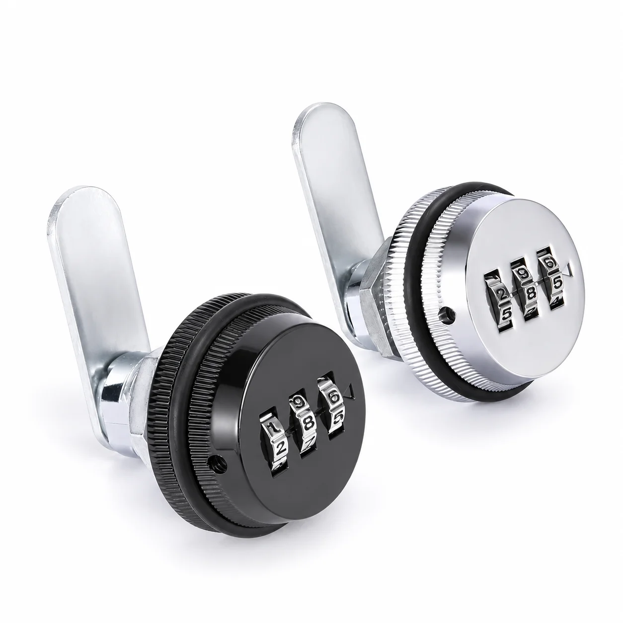 Combination Cabinet Lock Black/Silver Zinc Alloy Password Locks Security Home Automation Cam Lock For Mailbox Cabinet Door