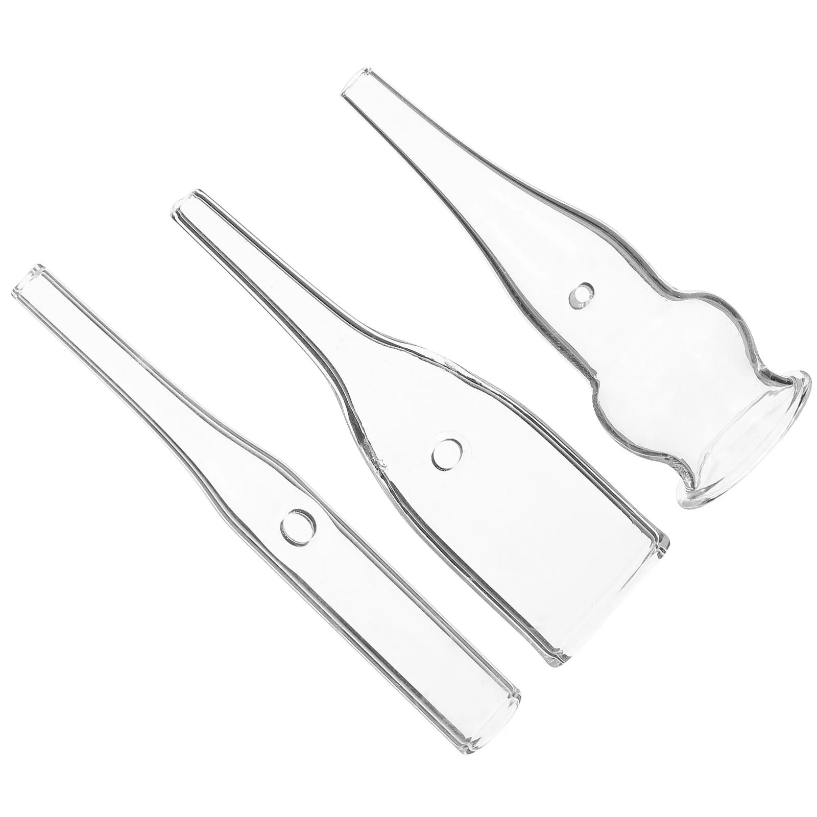 3 stücke Glas Rohr Kit Für Gesichts Poren Extraktion Vakuum Mitesser Entfernung Werkzeug Hause Schönheit Instrument Wiederverwendbare Poren Reiniger