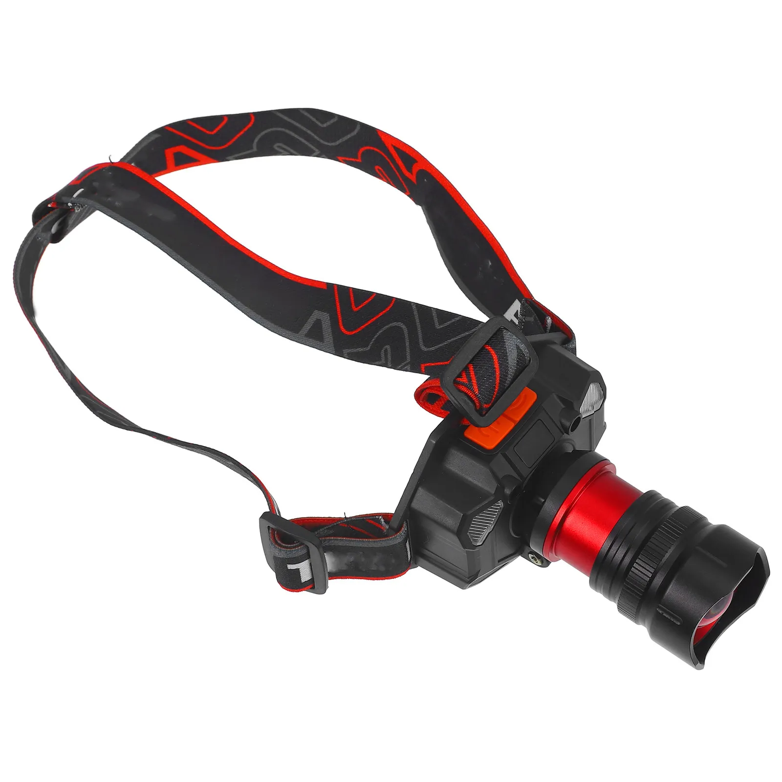 Rechargeable LED Headlamp with Wide Beam Field of View 3 Lighting Modes Long-Lasting Battery for Camping Night Running Fishing