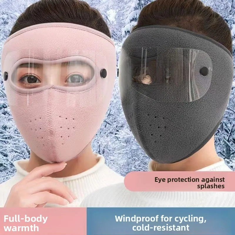 

Thiened Cotton Breathable Warm Ne Gaiter Face Mask for Cycling ex Winter Cold Proof Ear And Ne Protection Face Mask