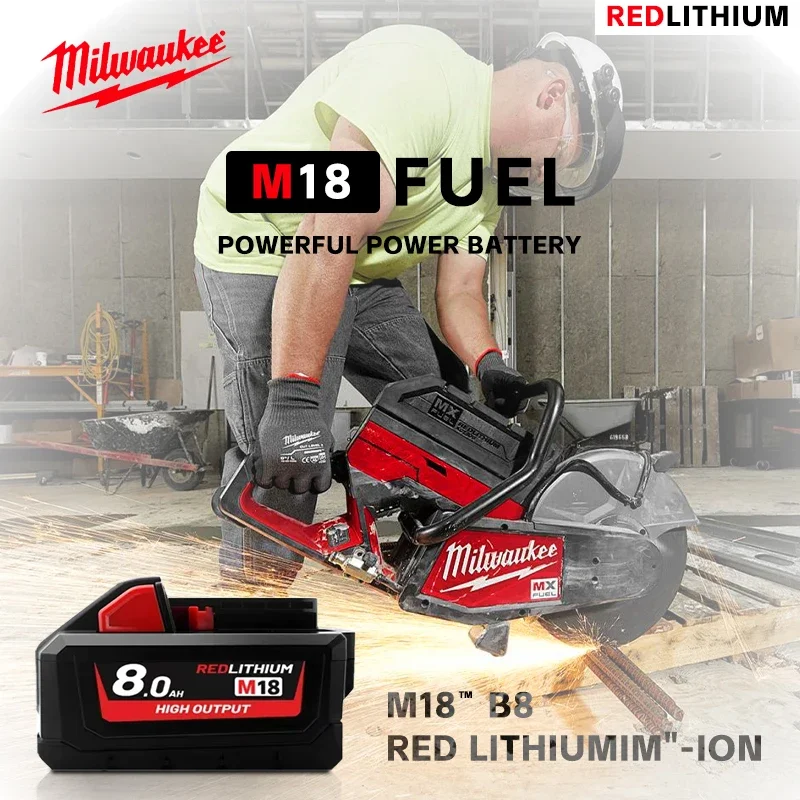 Baterie Milwaukee M18 kompatibilní s 18V 9,0Ah 9000mAh 21700 články. Vyměňte lithiovou baterii v elektrickém nářadí Milwaukee. - náhled 2