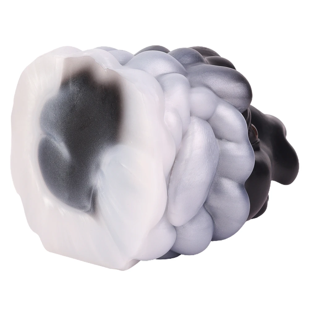 SHAZ رأس الأغنام الأسود لطيف الحيوان الاستمناء ذكر القضيب محفز المهبل الحقيقي جيب كس الضارب لعبة الجنس للرجال Bolwjob 18 + #6