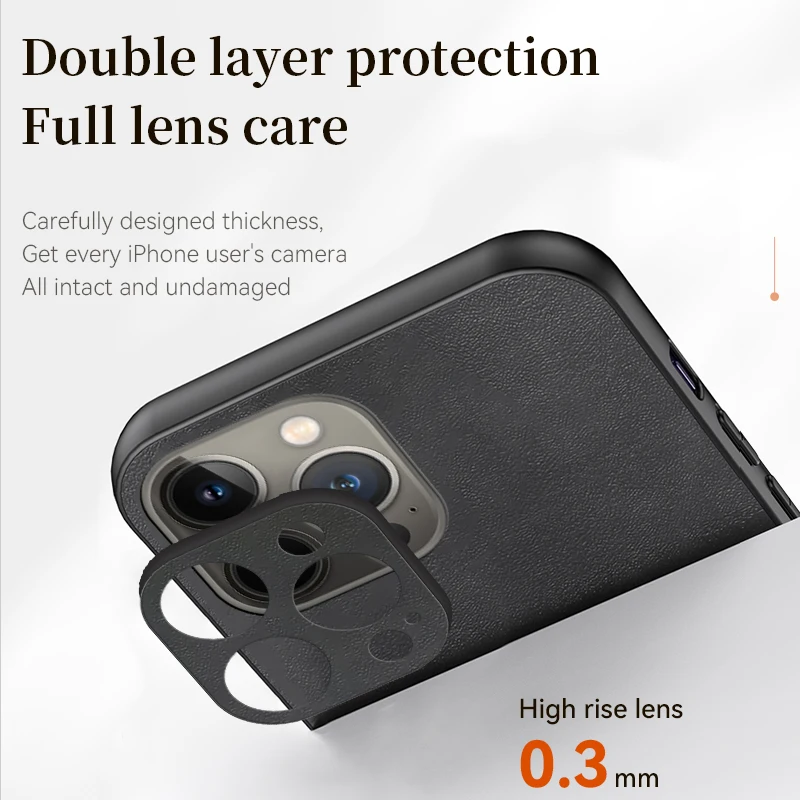 Vintage Magnetic Leather iPhone Case 4
