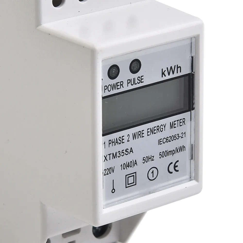 

High Quality Energy Meter DIN-Rail Enhanced Security Features in Single Phase Electric Energy Meter Suitable for 10 40A Load