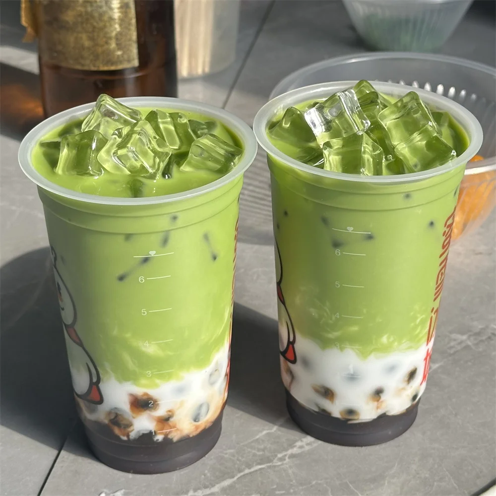 500ml Faux Matcha Chocolate Pearl Milk Tea Model Plastic Green Desktop Props Shoot Video Food Shop Dessert Scene Street Vivid