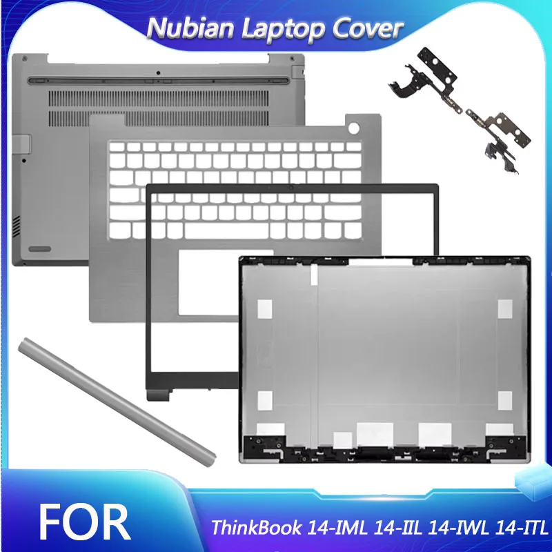 

New For ThinkBook 14-IML 14-IIL 14-IWL 14-ITL Laptop Rear Lid Back Cover Front Bezel US Keyboard Palmrest Hings Computer Parts