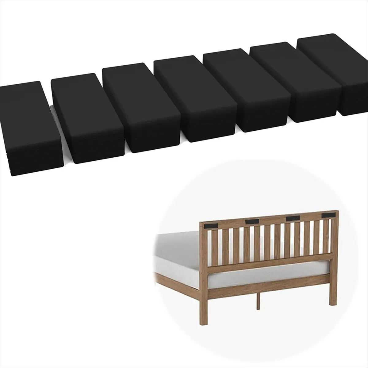 

BHBL 20Pcs Furniture Wall Protectors, EVA Foam Headboard Stoppers for Wall, Bed Stoppers for Headboard, Headboard Bumper