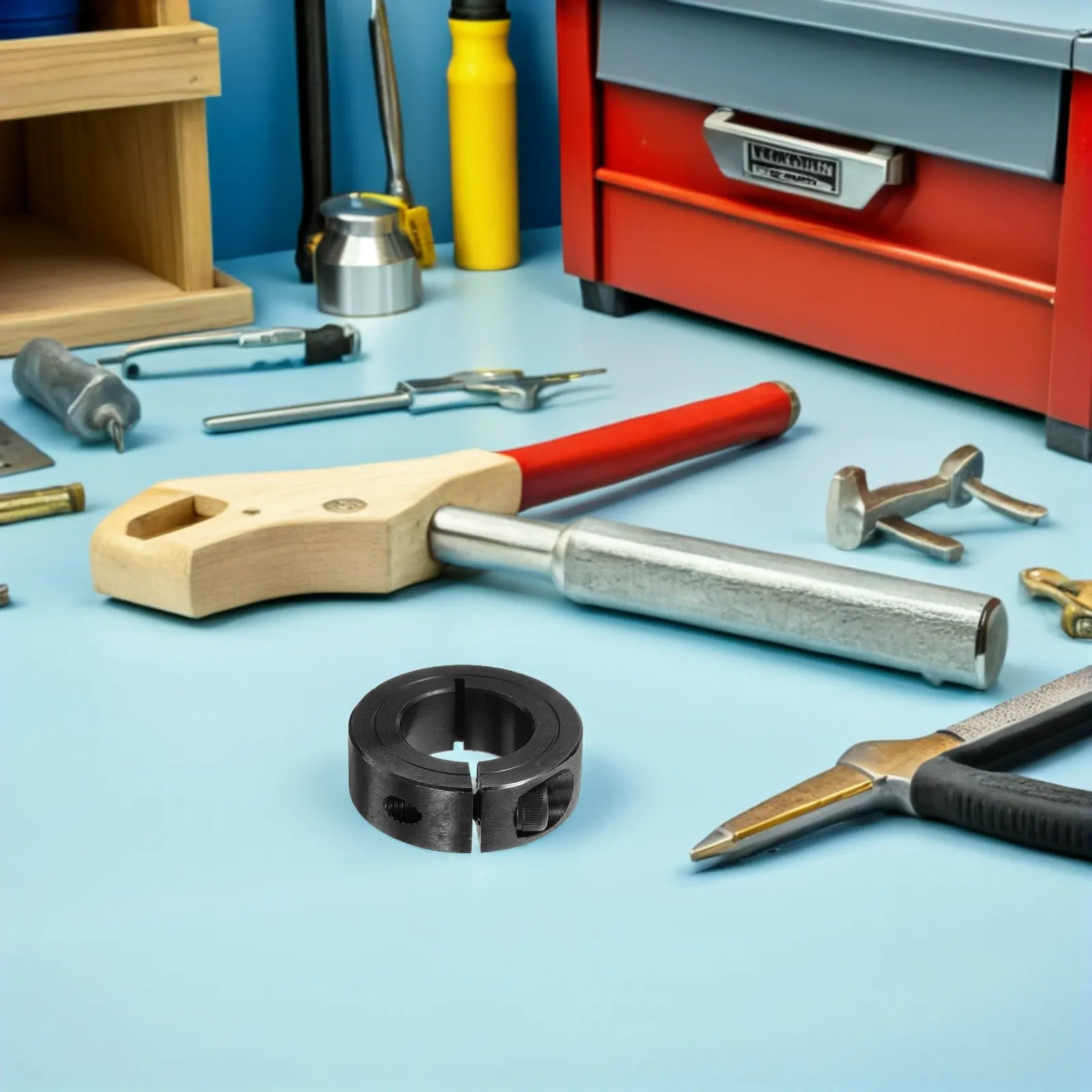 

Комплект: Зажим для поршня офисного кресла, сверхмощный стальной зажим для газлифта, регулируемые запчасти для ремонта кресла, предотвращающие провисание