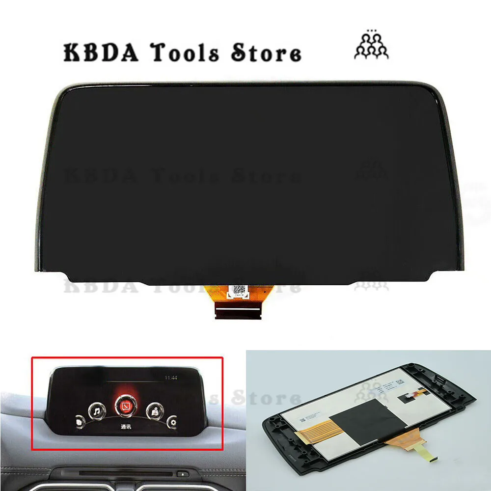 

7" TM070RDHP05 Original Car LCD Display Touch Screen Sensor Digitizer Panel Radio Navigation Replacement For Mazda CX-5 2017-21