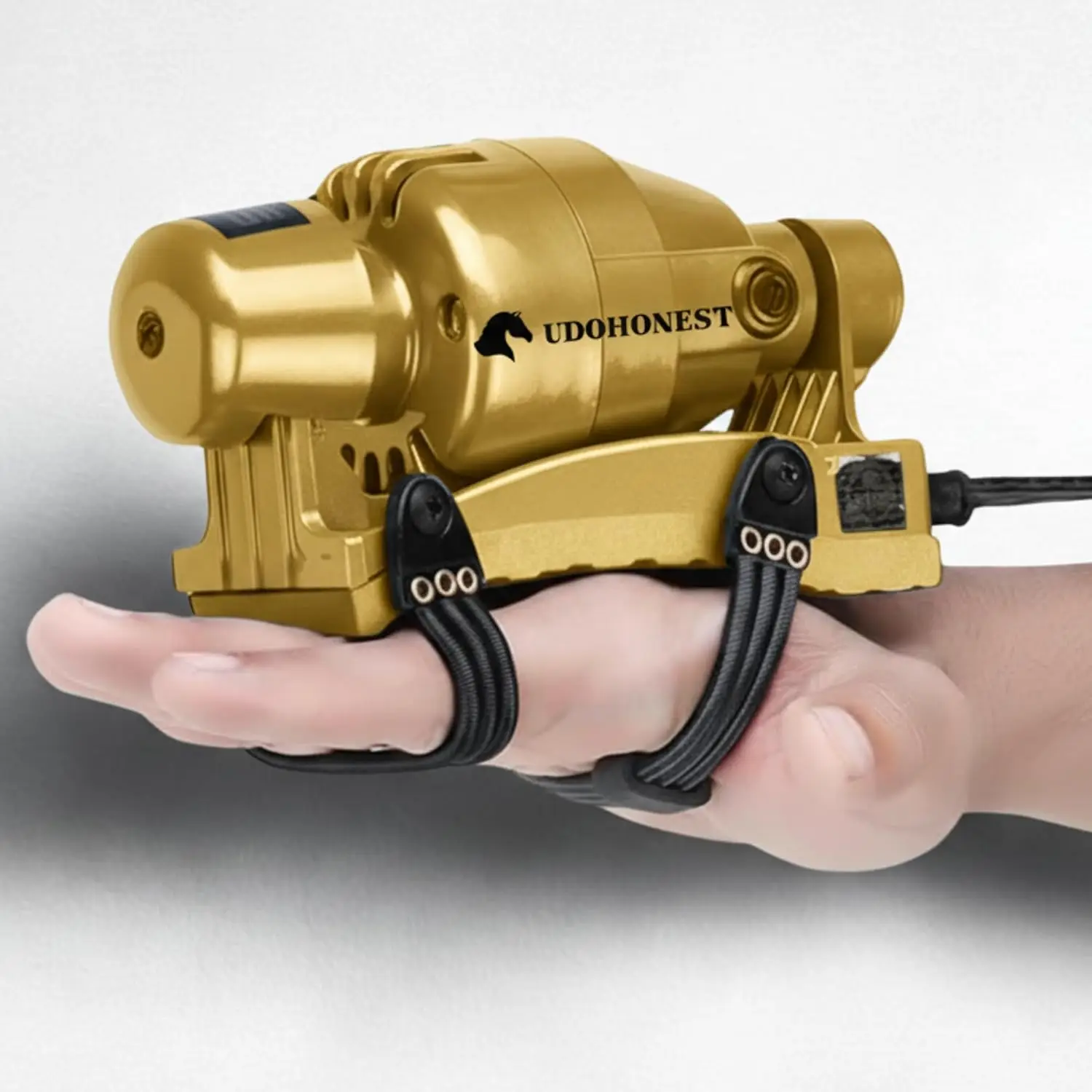 

Powerful Double Speed Floating Action for Full Body Massager Corded Electric Powered, Barber Massager Gold