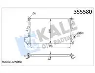 Store code: 355580 for engine water radiator BRAZING M.T VECTRA C Z19DTH