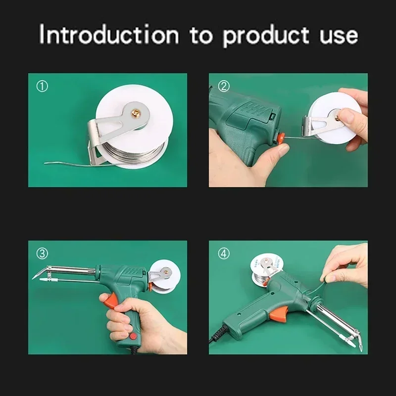 Imagem -05 - Pistola de Solda de Aquecimento Externo Portátil 110v 220v 60w com Suporte e Interruptor Pistola de Solda e Ferro de Solda Elétrico