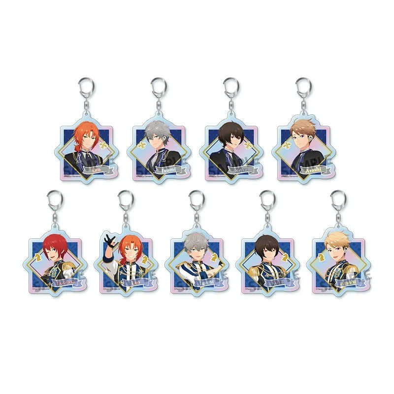 Ensemble Stars Kanata Rei 6cm Acrylic Keychain Double Sided Anime Cosplay Key Ring Backpack Ornament Ita Bag Charm Trinket Fans