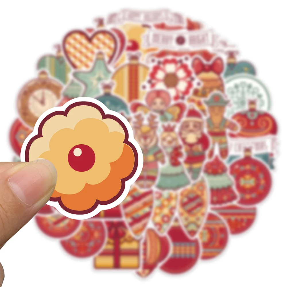 10/30/48 stks Kerst Hanger Cartoon Stickers Grappige Creatieve Graffiti Sticker Waterfles Bagage Telefoon Decals Decoratie Speelgoed